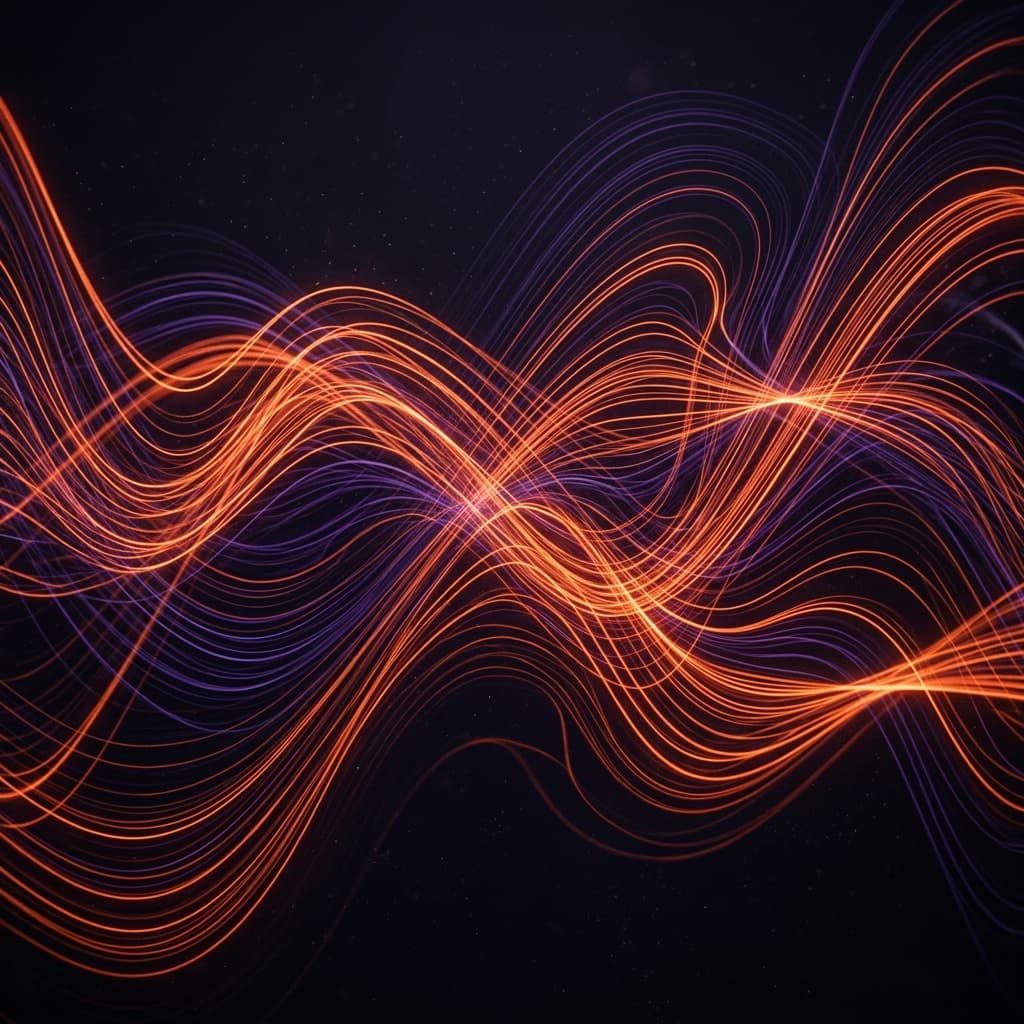 Abstract fluid motion graphics